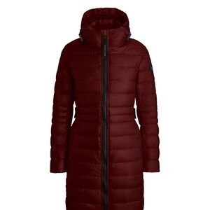 BNWT Canada Goose Cypress Hooded Jacket Bordeaux XS